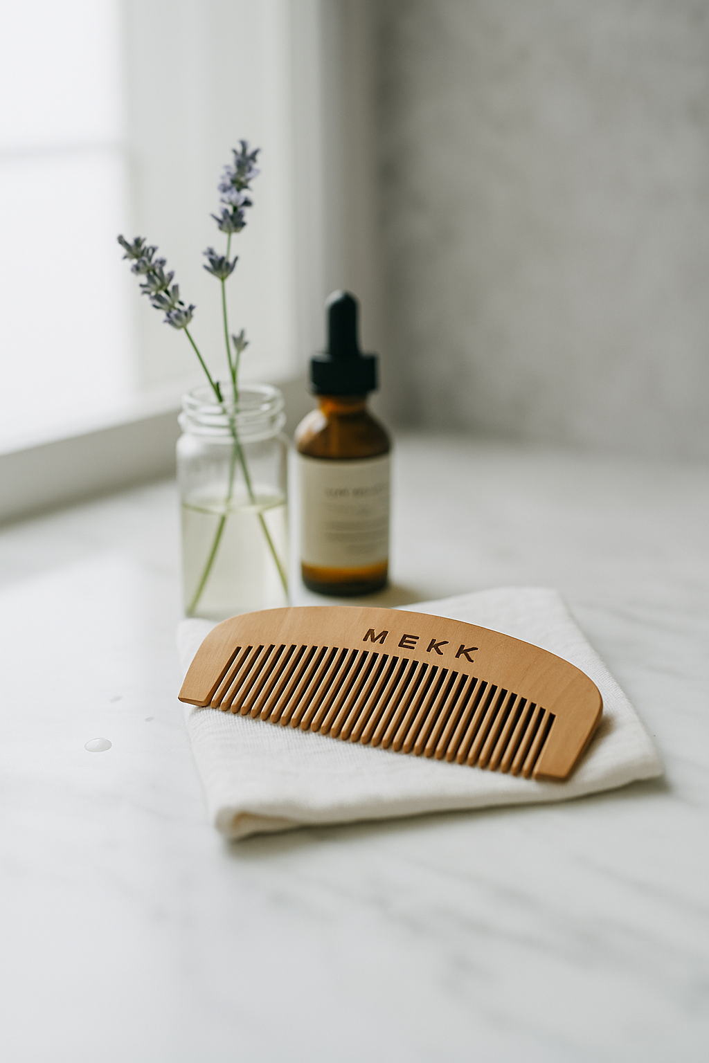 Compact Bamboo Comb – Anti frizz 100% Natural