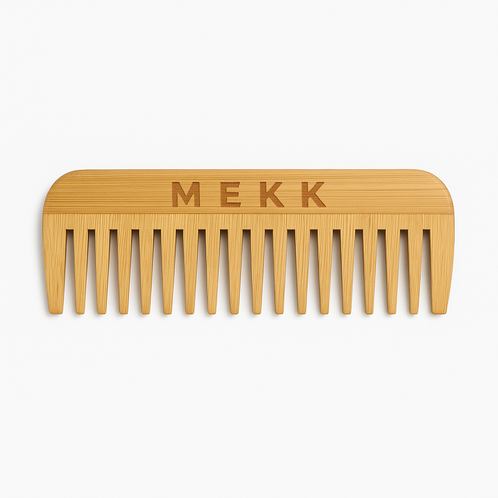 Wide-Tooth Bamboo Comb – 100% Natural