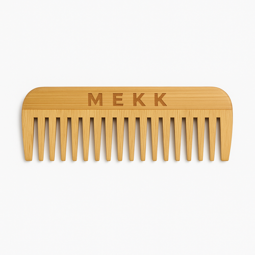 Wide-Tooth Bamboo Comb – 100% Natural